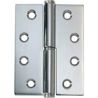 Right hand Tradco Lift Off Hinge, durable metal door hinge with easy lift-off design, ideal for cabinetry and furniture.