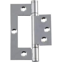 Tradco Hirline hinge showing durable metal construction with smooth pivot mechanism for doors and furniture.