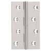 Hinge Fixed Pin Satin Nickel H100xW60xT2.5mm in Satin Nickel