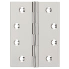 Tradco fixed pin hinge showing metal construction and mounting plate for durable door or window installation.