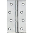 Tradco fixed pin hinge with metal construction and durable finish, suitable for doors and cabinetry.