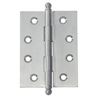 Hinge Loose Pin Satin Chrome H100xW75xT3mm in Satin Chrome
