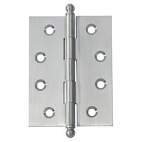 Hinge Loose Pin Satin Chrome H100xW75xT3mm in Satin Chrome