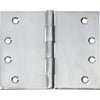 Hinge Broad Butt Satin Chrome H100xW125xT4mm in Satin Chrome