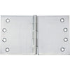 Hinge Broad Butt Satin Chrome H100xW175xT4mm in Satin Chrome