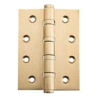 Tradco ball bearing hinge showing a metal hinge with ball bearings for smooth door movement