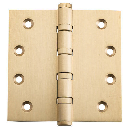 Hinge Ball Bearing Satin Brass H100xW100xT3mm in Satin Brass