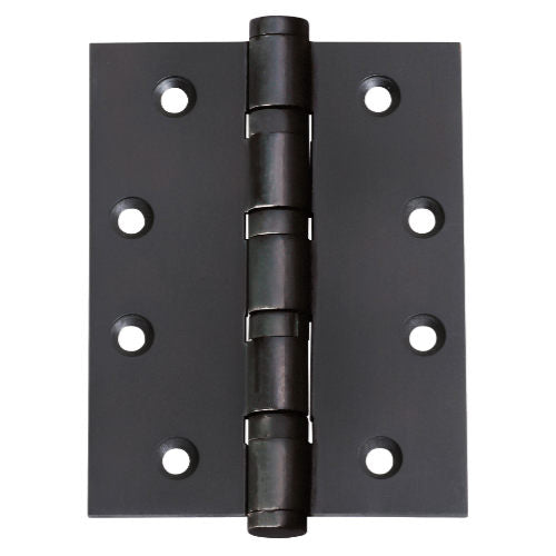 Tradco ball bearing hinge showing metal construction and smooth pivot mechanism for durable door or furniture use.
