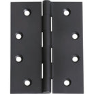 Tradco fixed pin hinge with durable metal construction, showcasing its sturdy design and installation details.