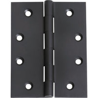 Tradco fixed pin hinge with durable metal construction, showcasing its sturdy design and installation details.