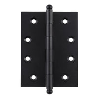 Hinge Loose Pin Matt Black H100xW75xT3mm in Matt Black