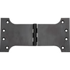Tradco Shutter Parliament Hinge showing metal construction and mounting hardware for window shutters.