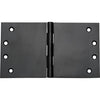 Hinge Broad Butt Matt Black H100xW175xT4mm in Matt Black