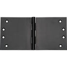Tradco broad butt hinge showing metal construction and mounting holes for door or furniture installation.