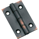 Cabinet Hinge Fixed Pin Antique Copper H38xW22mm in Antique Copper
