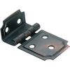 Cabinet Hinge Sheet Brass Square Offset Antique Copper H30xW50mm in Antique Copper