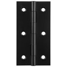 Cabinet Hinge Fixed Pin Matt Black H76xW41mm in Matt Black