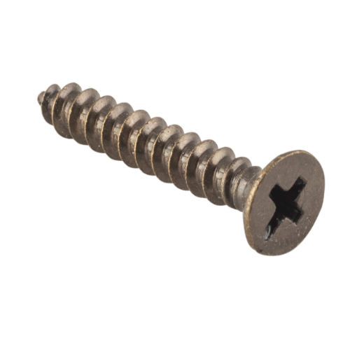 Screw Hinge Packet 50 Antique Brass L25mm 8 Gauge in Antique Brass