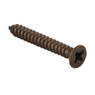 Tradco Hinge Screws- Solid Brass L32mm 10 Gauge - Antique Brass / 32mm in Antique Brass