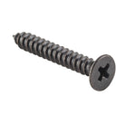 Screw Hinge Packet 50 Matt Black L32mm 10 Gauge in Matt Black