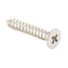 Solid brass hinge screws from Tradco, 25mm L25mm 8 gauge for durable door and furniture installation.