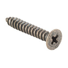 Solid brass Tradco hinge screws, 25mm L25mm, 8 gauge, with thread details for secure door or furniture installation.