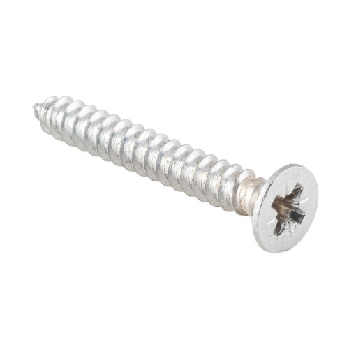 Screw Hinge Packet 50 Satin Chrome L32mm 10 Gauge in Satin Chrome
