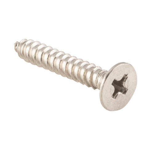 Screw Hinge Packet 50 Satin Nickel L25mm 8 Gauge in Satin Nickel