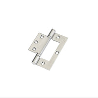 Stainless steel Zanda Fast Fix Bearing Hinge with durable construction and smooth pivot for cabinets or furniture.