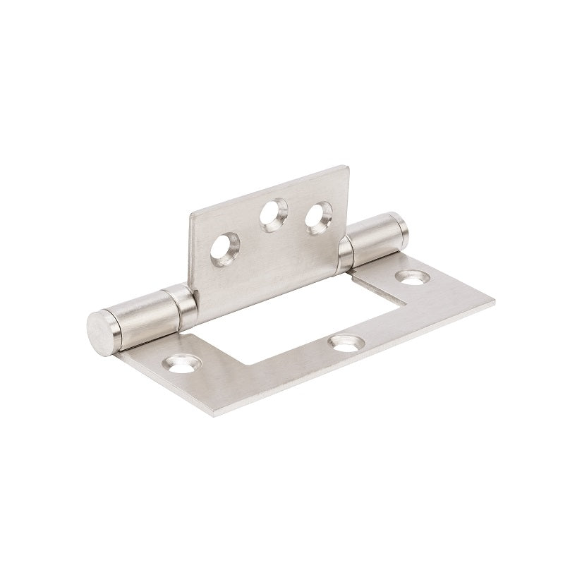 Zanda Fast Fix Bearing Hinge showing metal hinge with ball bearings and mounting plate for durable door installation