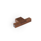 Momo HAKO Cabinet T-Pull handle in brushed nickel finish mounted on a modern cabinet door