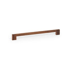 Momo HAKO timber cabinet pull handle in wood finish, modern design for kitchen or furniture drawers.