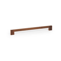 Momo HAKO timber cabinet pull handle in wood finish, modern design for kitchen or furniture drawers.