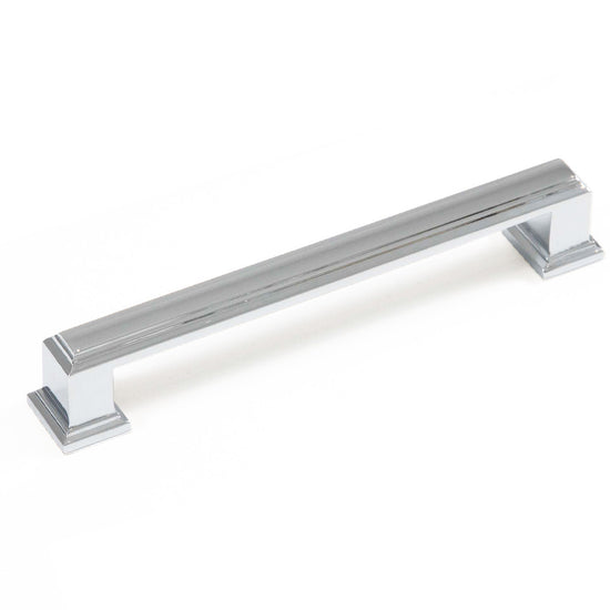 HUNTINGTON D HANDLE 128MM CHROME PLATED in Chrome Plated