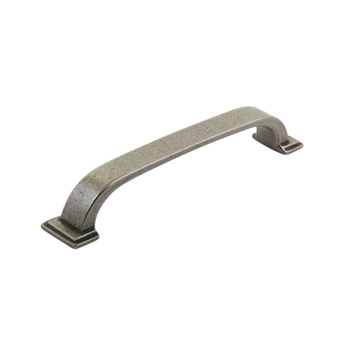 Momo WINDSOR cabinet pull handle in polished nickel finish with curved design for modern kitchen and furniture drawers.