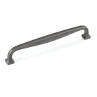 Momo JAGO cabinet pull handle in matte black finish, with a sleek curved design for modern kitchen or furniture drawers.