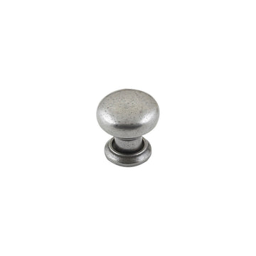 BORDEAUX 35MM KNOB PEWTER in Pewter