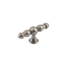 BORDEAUX T KNOB PEWTER in Pewter