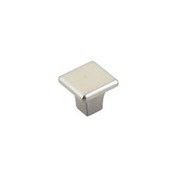 GEORGIA 32MM SQUARE KNOB BRUSHED NICKEL in Brushed Nickel