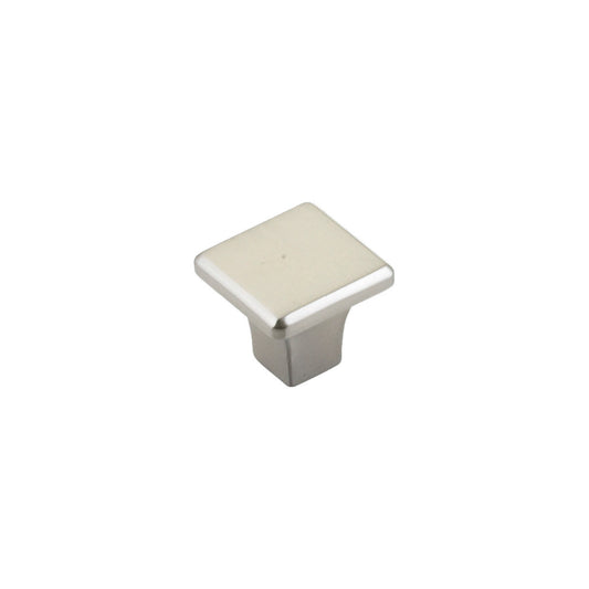 GEORGIA 32MM SQUARE KNOB BRUSHED NICKEL in Brushed Nickel