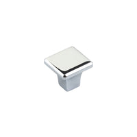 GEORGIA 32MM SQUARE KNOB CHROME in Chrome