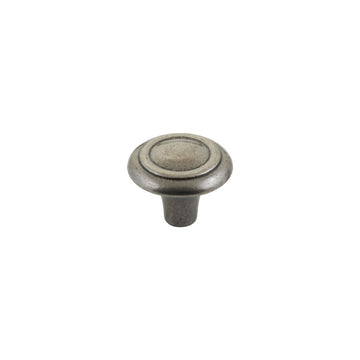 WINCHESTER 34MM KNOB PEWTER in Pewter