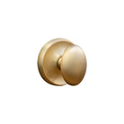 N2LOK Uovo door knob by N2LOK Hardware, featuring a sleek silver finish and modern round design for interior doors.