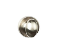 N2LOK Uovo door knob from N2LOK Hardware with sleek silver finish, round shape, and modern design for interior doors.