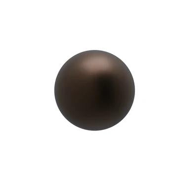 N2LOK Uovo door knob by N2LOK Hardware, featuring a sleek bronze finish and modern round design for interior doors