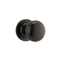 Door Knob Cambridge Round Rose Concealed Fix Signature Brass D54xP67mm BP58mm in Signature Brass
