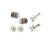 Door Knob Cambridge Round Rose Concealed Fix Satin Nickel D54xP67mm BP58mm Privacy Kit, Tube Latch Split Cam 'T' Striker Satin Nickel Backset 60mm, Privacy Bolt Round Bolt Satin Nickel Backset 60mm, Privacy Turn Oval Concealed Fix Round Satin Nick… in Sat