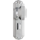 Door Knob Napier Art Deco Privacy Pair Chrome Plated H178xW54xP50mm in Chrome Plated