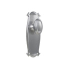 Door Knob Bungalow Latch Pair Satin Chrome H197xW68xP60mm in Satin Chrome