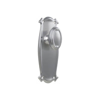 Door Knob Bungalow Latch Pair Satin Chrome H197xW68xP60mm in Satin Chrome